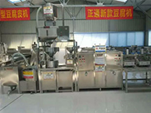 賀先生訂購(gòu)豆腐生產(chǎn)線(xiàn)