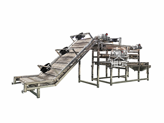 豆腐干生產(chǎn)線設(shè)備，生產(chǎn)量大，自動化程度高