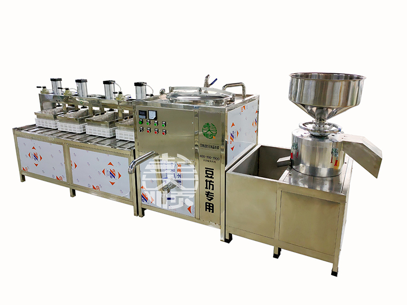 300型自動(dòng)豆腐機(jī)設(shè)備在陜西漢中落戶