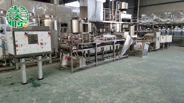 信陽(yáng)光山客戶(hù)定購(gòu)的水豆腐機(jī)和豆腐皮機(jī)